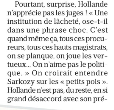 hollande propos